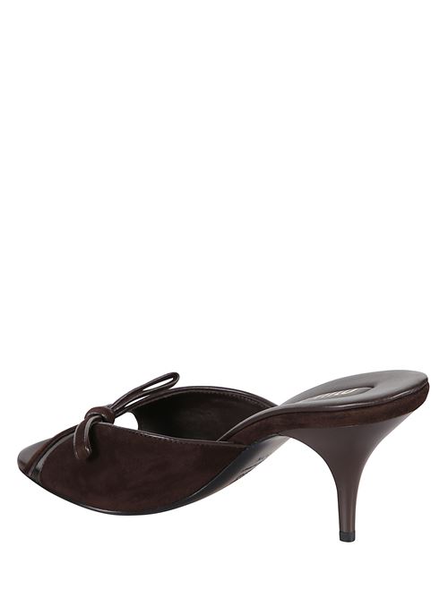 Sandal with bow MIU MIU | 5XX662008F0003